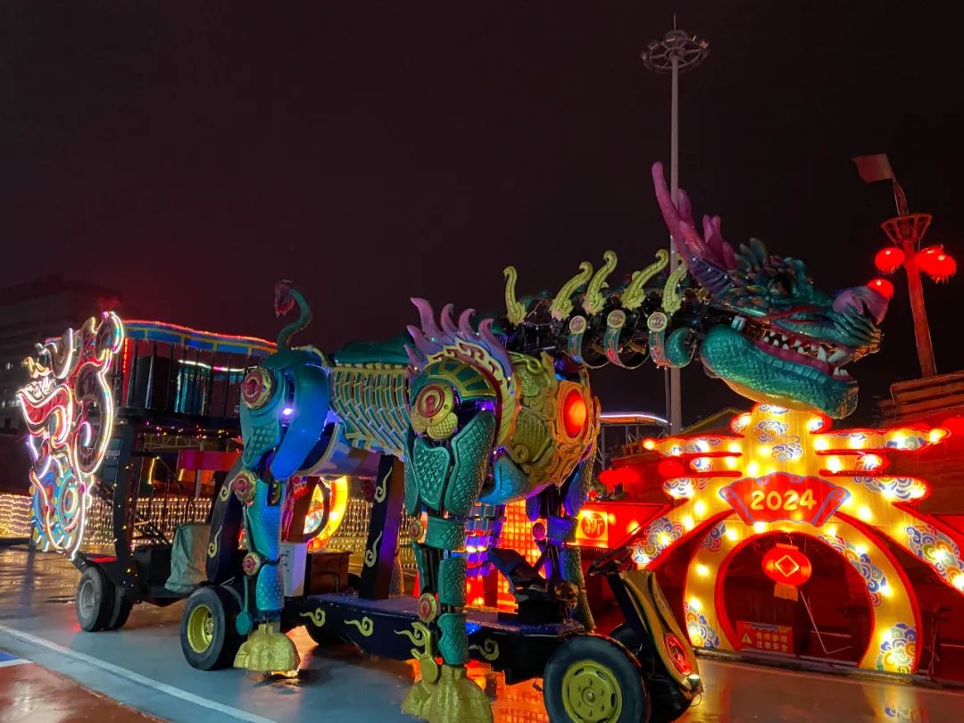 監(jiān)利燈會璀璨閃耀，科技之光點亮盛況