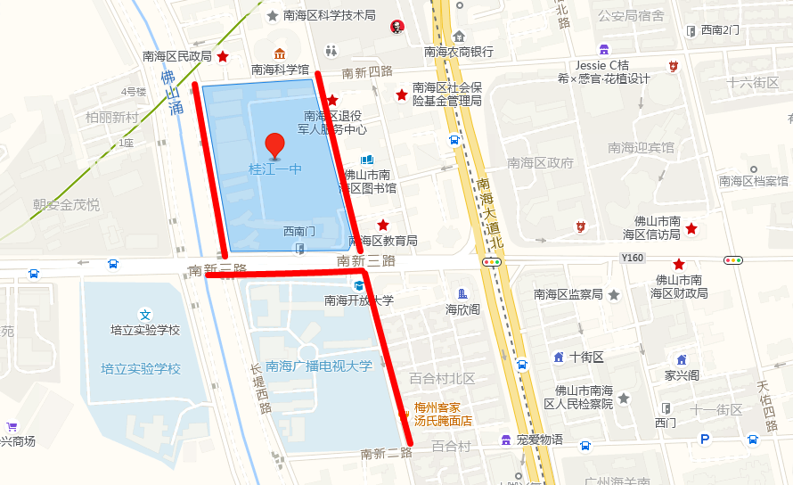 學府路考場最新路線圖及考生指南