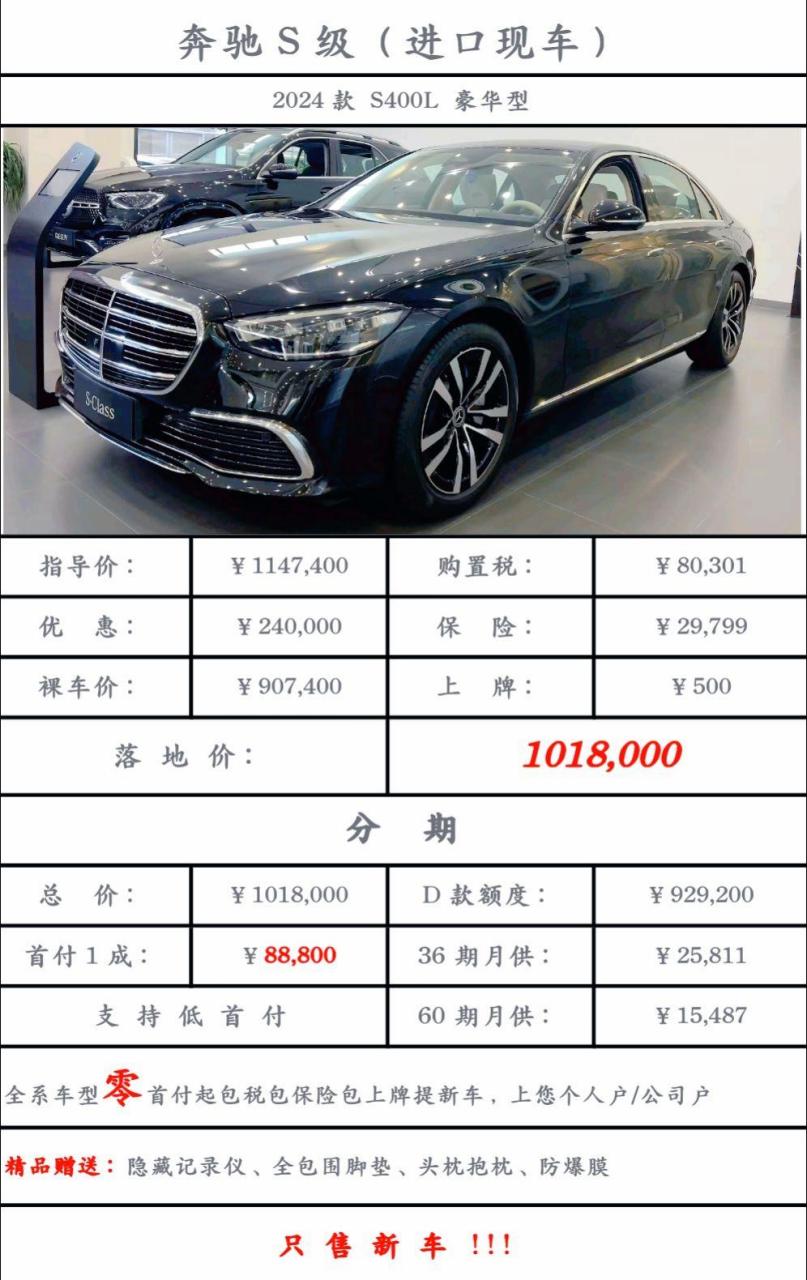 S300L奔馳最新報(bào)價(jià)深度解析及購(gòu)車(chē)指南